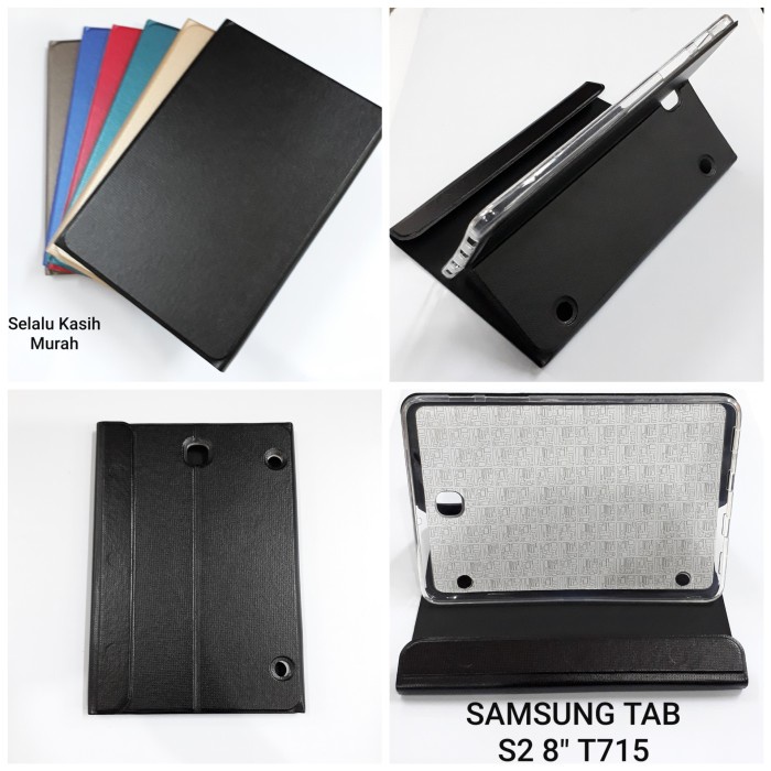 CASE FLIP SAMSUNG GALAXY TAB S2 8INCI T715 FOLIO COVER SARUNG TAB