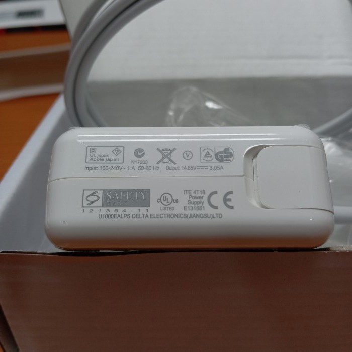 Charger Macbook Air 2012 2013 2014 2015 2016 2017 Magsafe 2 45W