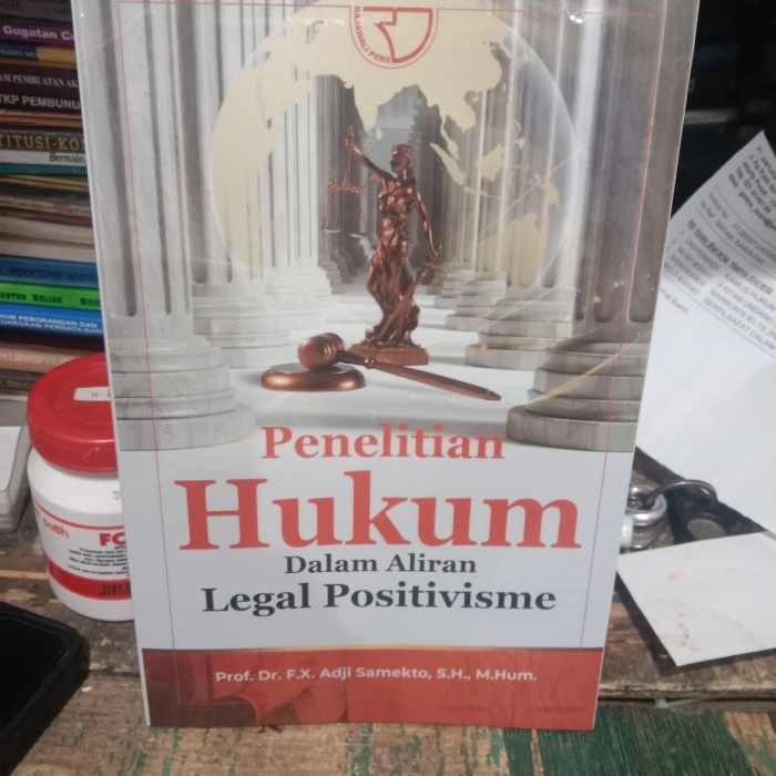 

SALE !!! BUKU PENELITIAN HUKUM DALAM ALIRAN LEGAL POSITIVISME BY FX SAMEKTO ORI READYY