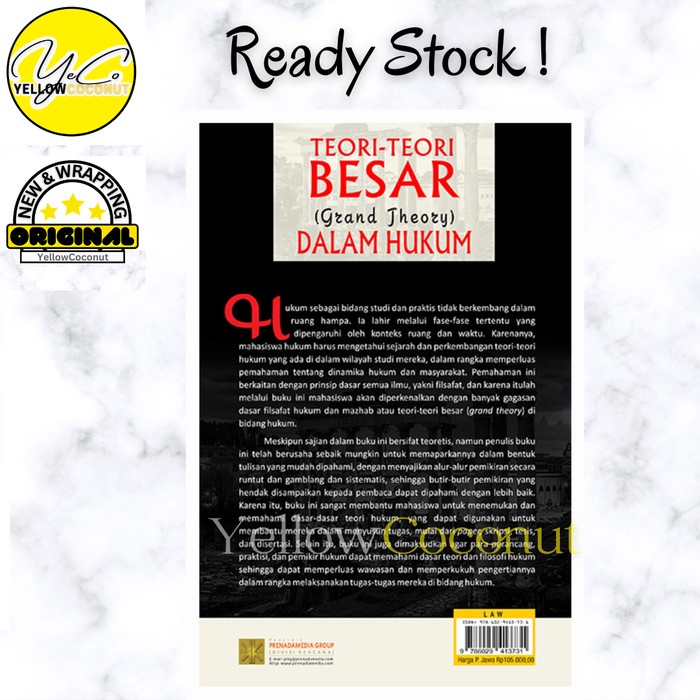 

SALE !!! TEORI-TEORI BESAR (GRAND THEORY) DALAM HUKUM - DR. MUNIR FUADY READYY