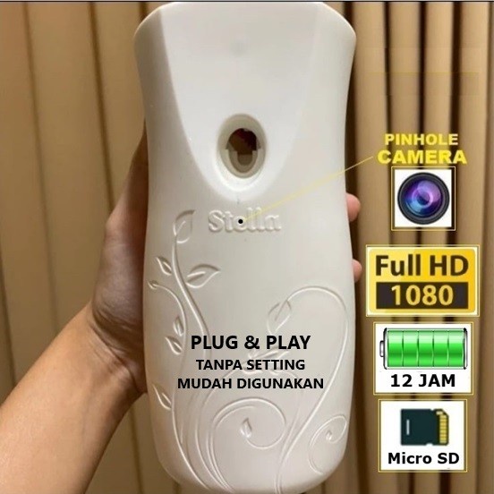 Kamera CCTV Camera Mini Tersembunyi Spy Cam Hidden Pengharum Ruangan
