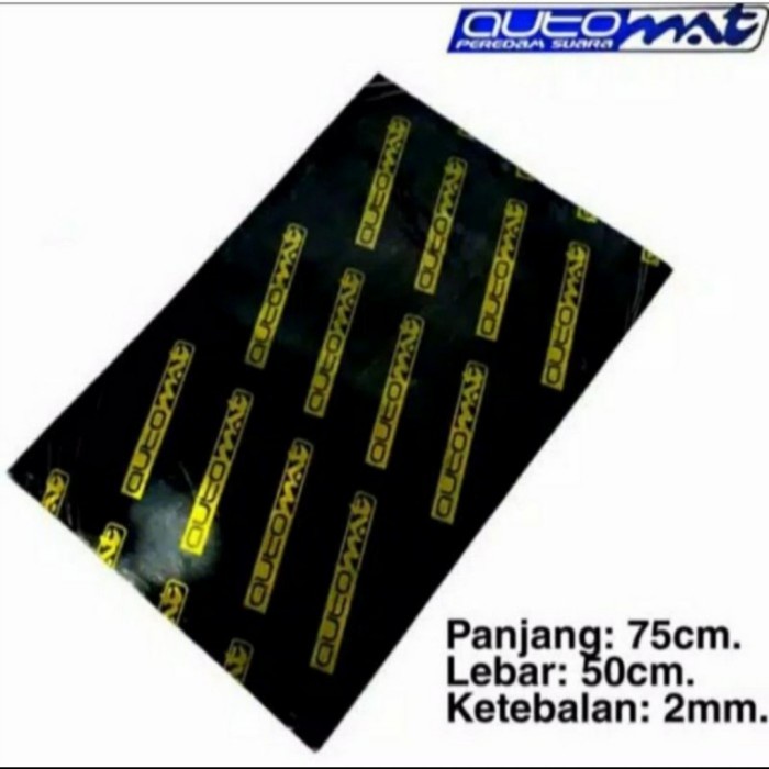 Peredam aspal automat/peredam suara automat/peredam panas automat