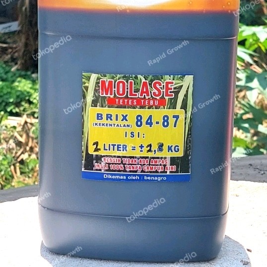 Molase Tetes Tebu murni 100 % kemasan 2 Liter = 2,8 - 3 kg