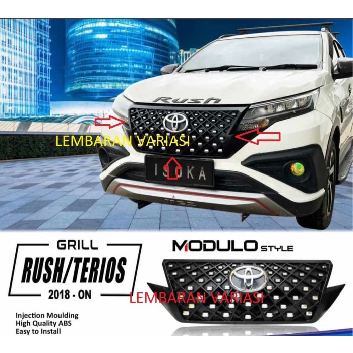 Grill Depan Bumper Rush Terios 2018 Up