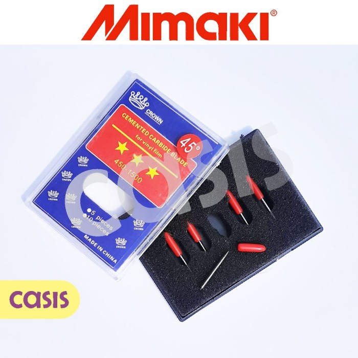 

TERLARIS! pisau cutting mimaki 45 derajat 1 box isi 5 pcs
