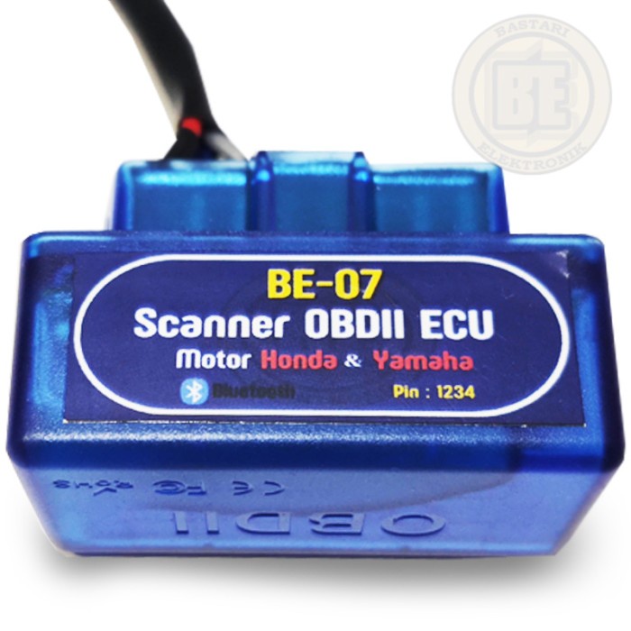 SCANNER OBD 2 Untuk ECU MOTOR INJEKSI HONDA dan YAMAHA