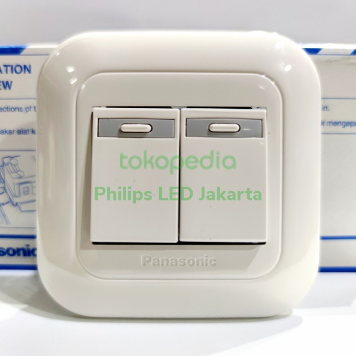 JTTOP" SAKLAR SERI / DOUBLE PANASONIC 2 GANG