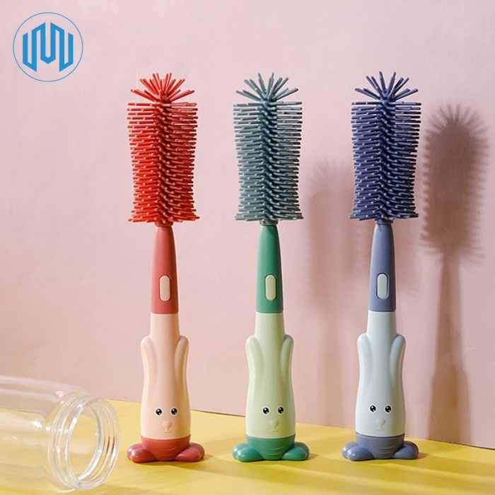 [BestSeller] Sikat Pembersih Dot Bayi Empeng Botol Gelas Sedotan 4in1 Spon