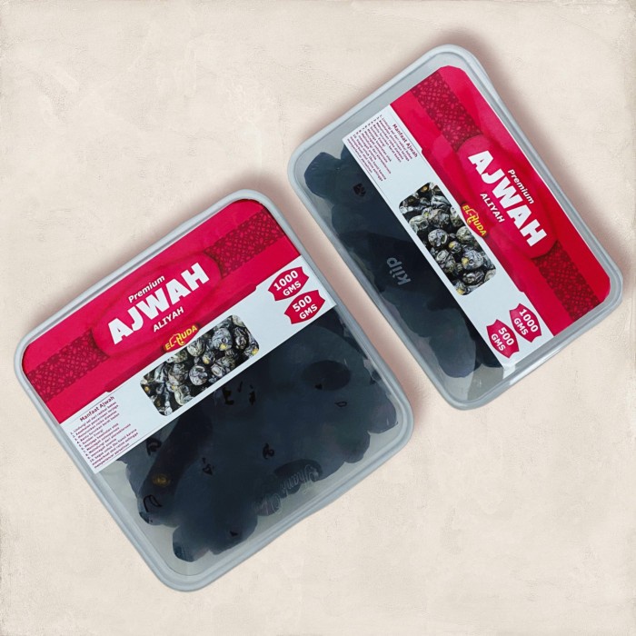 

Kurma Ajwa / Kurma Nabi Shallallahu Alaihi Wasallam 500Gram