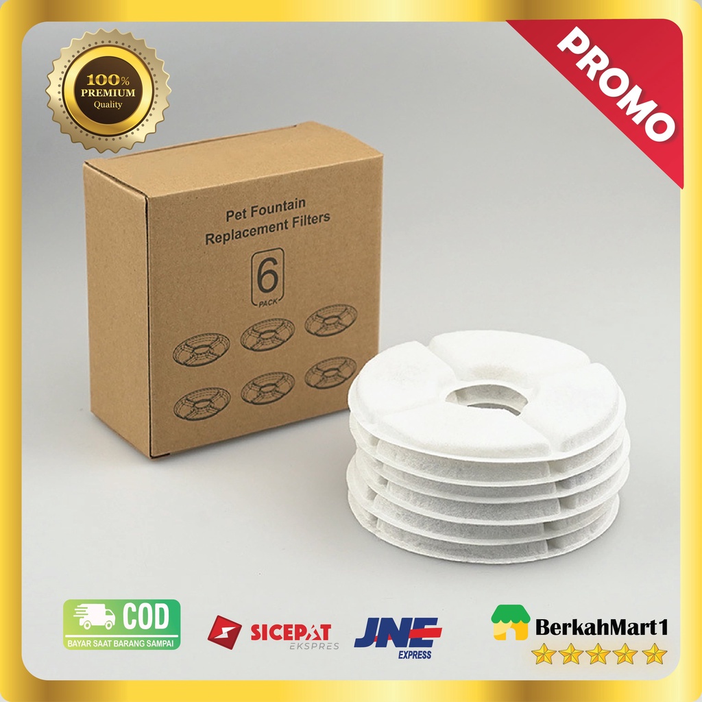 4 PCS Filter Minuman Kucing Tempat Air Minum Kucing Anjing Air Mancur water fountain Hewan