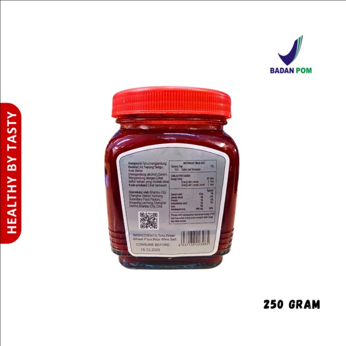 

A Tahu Merah Tts Fu Chung Beancurd Tahu Bean Curd Fuchung 250Gr