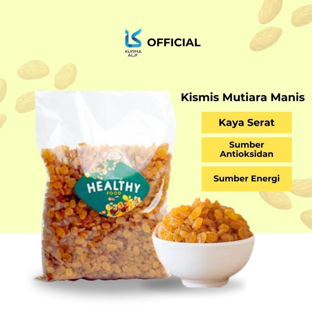 

A Kismis Mutiara Manis 1 Kg Kismis Simin Oleh Oleh Haji Umroh