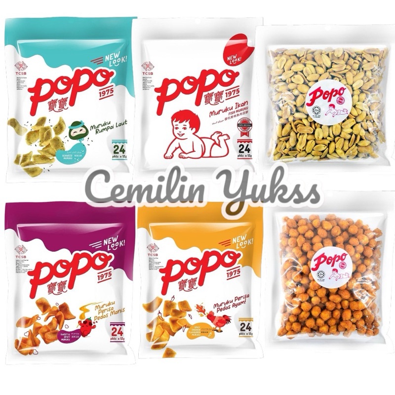 

A Popo Muruku Sweet & Spicy (24Pcs X 12G) Popo Muruku Ikan Popo Muruku Seaweed Popo Muruku Spicy