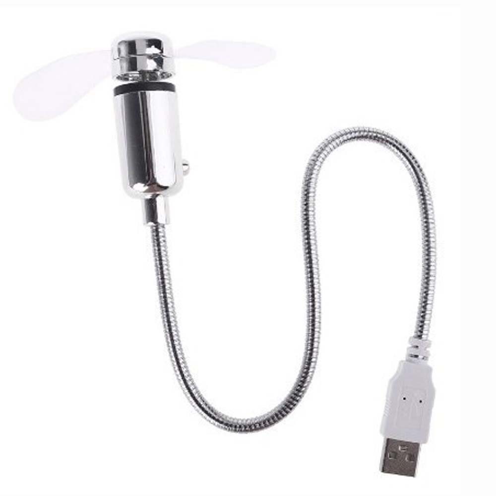 Portable USB-Powered Cooling Fan USB Fan Gooseneck Air Blower Flexible USB Cooling Fan for Notebook 