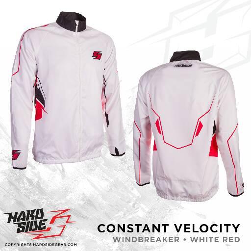 Best Seller Windbreaker White Red