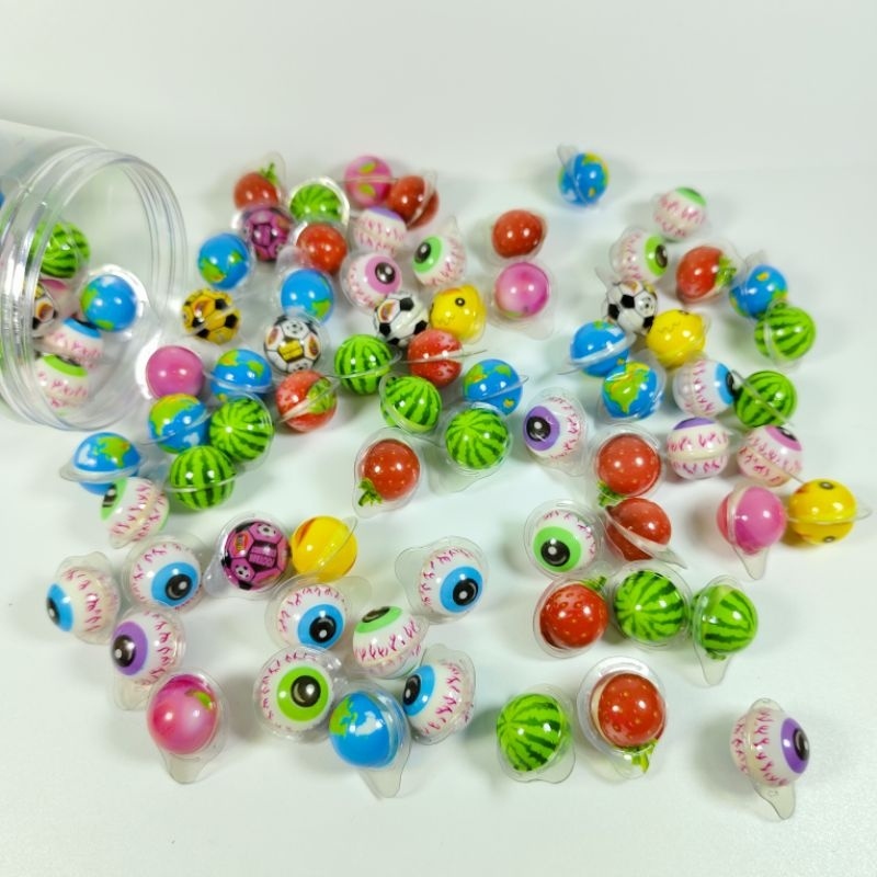 A 120 Pcs Permen Lunak Mini Permen Mint Rasa Buah