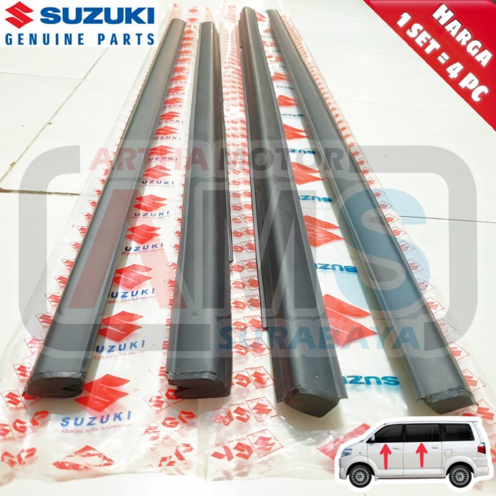 Karet Pelipit List Lis Kaca Wheater Strip Mobil Apv