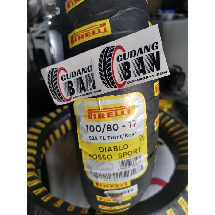 100% Original! Pirelli Diablo Rosso Sport Uk 100-80 Ring 17
