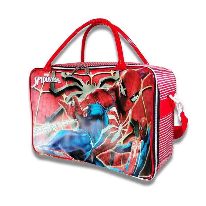 Travel Bag Motif Karakter Tas Selempang Koper Pakaian Mudik Kabin