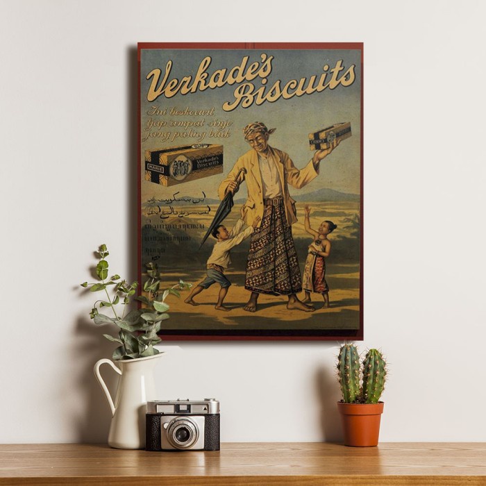 SALE Poster Iklan Jadul Lucu Jaman Dulu 5 - Dekorasi Hiasan Dinding Kayu
