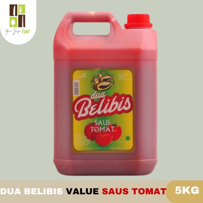 

(TopSeller) Dua Belibis Value Saus Cabe/Saus Tomat 5kg