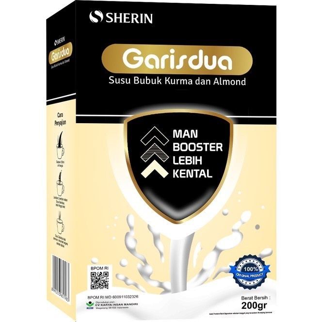 

(TopSeller) SUSU PROMIL GARISDUA SHERIN - SUSU KAMBING ETAWA + ALMOND & KURMA MUDA