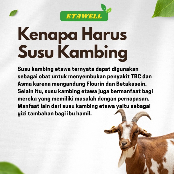 

(TopSeller) Etawell - Susu Kambing Bubuk Jahe 1000 Gr