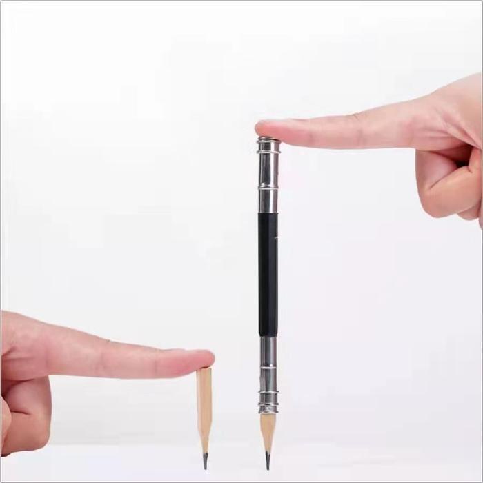 

Sambungan Pensil Kayu Extender 2 Kepala - Head Pencil Holder Pen