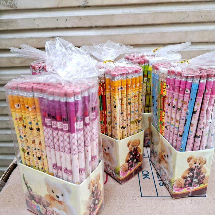 

Pensil 2B Ada Penghapus Isi 100 Pcs Stationery