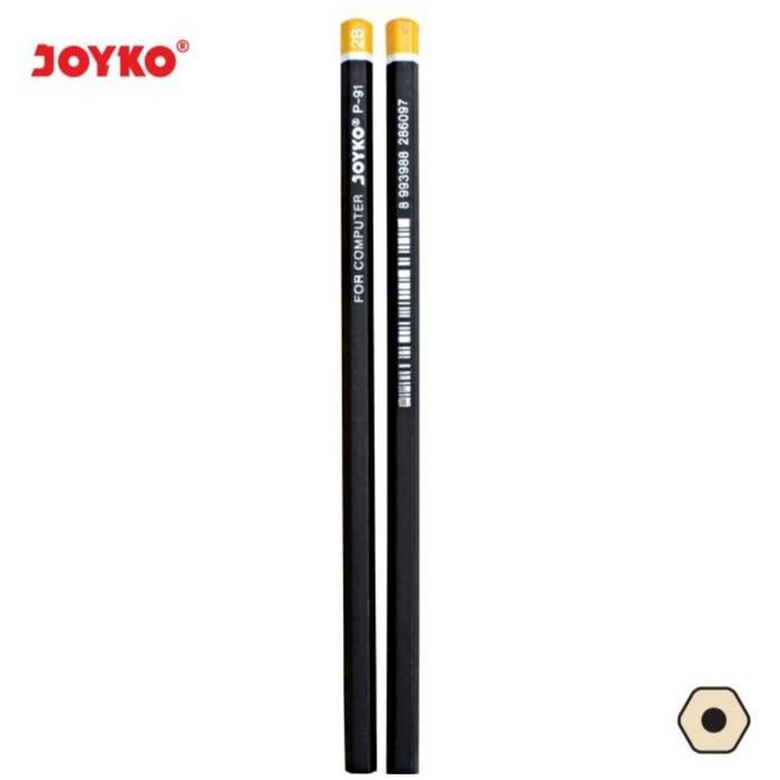 

Pensil Joyko P-91 Pencil 2B Computer 1 Pack Isi 12 Pcs Kualitas Super