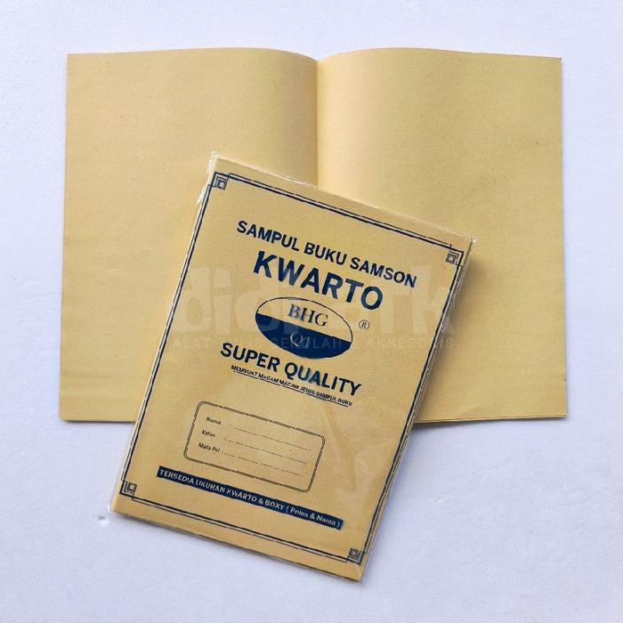 

Sampul Buku Coklat Uk Kwarto 1 Pak (Isi 20 Lembar) - Paper Stationery