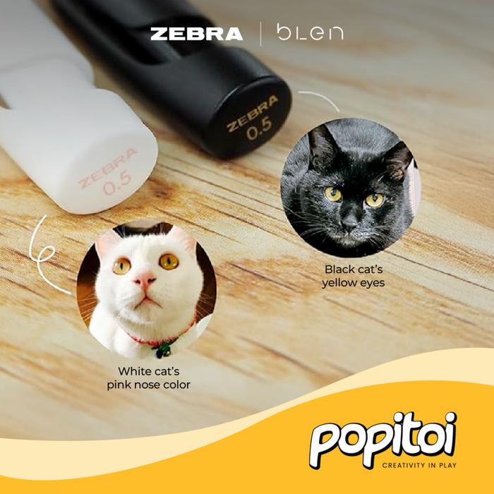 

Zebra Blen Cat Fur Color Series Ballpoint Pen 0.5 Mm (Limited)