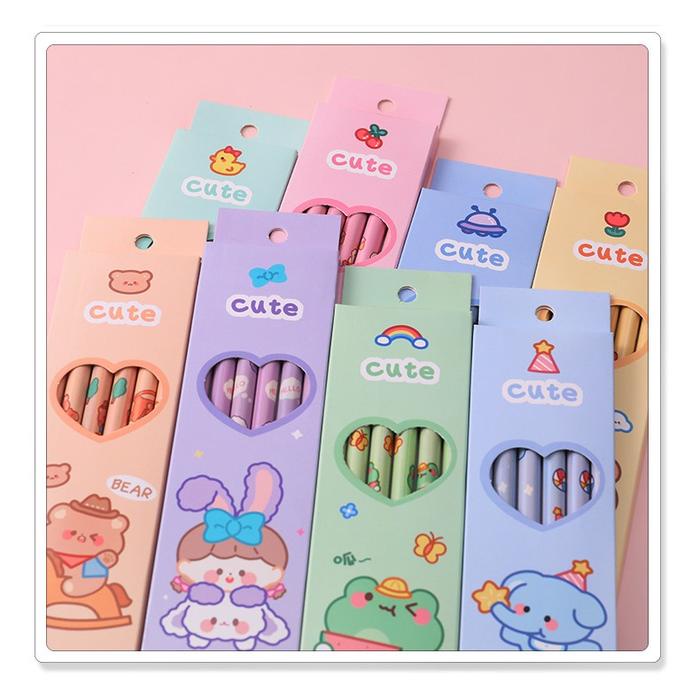 

Uq - (6Pcs) Pensil Penghapus Set Alat Tulis Karakter Kartun Lucu Anak Sekolah Sty7022