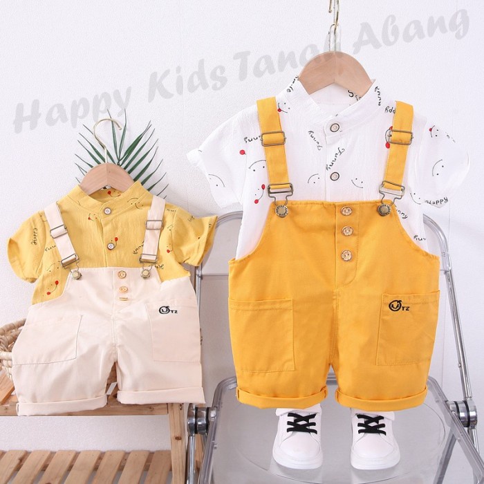 Setelan Kemeja Kodok anak Laki-Laki / baju Kodok Anak Laki-Laki