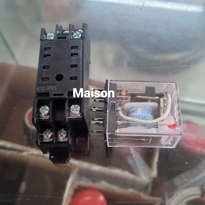 RELAY MY2N 110VAC + SOCKET / MY2N 110V AC