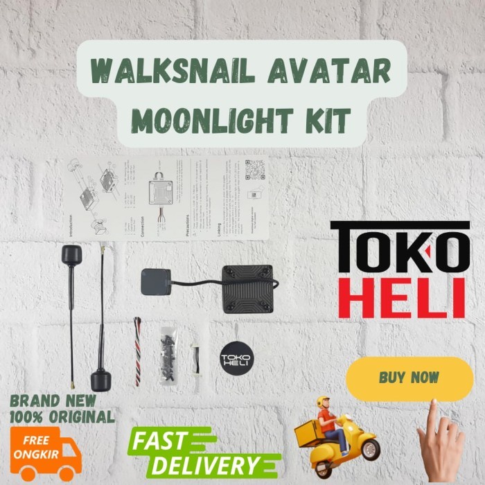 Walksnail Avatar Moonlight Kit 4K FPV System VTX Camera Antenna Combo