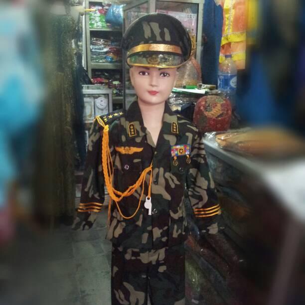 baju profesi anak TNI abri tentara kostum karnaval TK jenderal