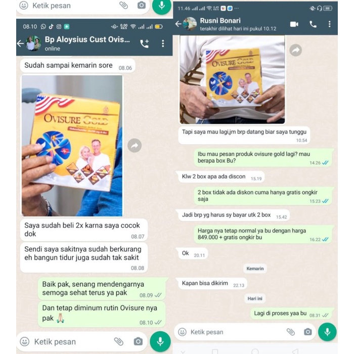 

BARANG TERLARIS OVISURE GOLD MILK SUSU VITAMIN TULANG DAN SENDI 12 SACHET USA AMERIKA