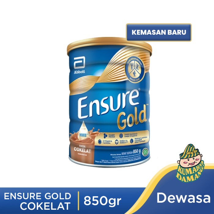 

BARANG TERLARIS Ensure Coklat 900 gram Susu Nutrisi Dewasa Rendah Laktosa