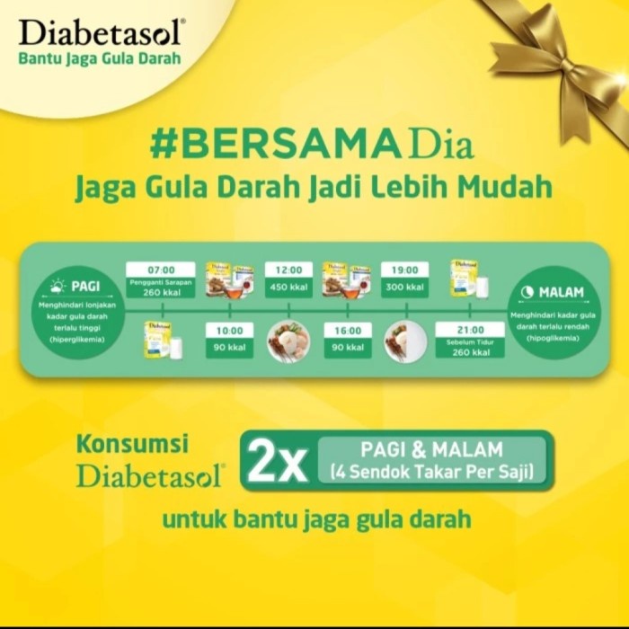 

BARANG TERLARIS DIABETASOL VANILA COKLAT 950 GRAM / SUSU NUTRISI / VANILA 950 GR