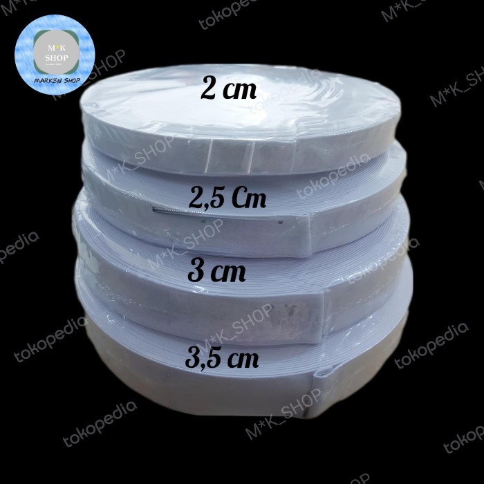 

Karet Ban Pinggang Elastis/Karet Celana (Harga/Roll)