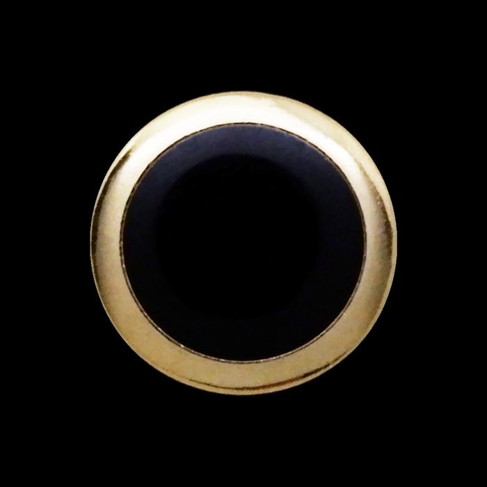 

Torenda kancing Jas Big Button Motive Black Hole Gold / Pcs