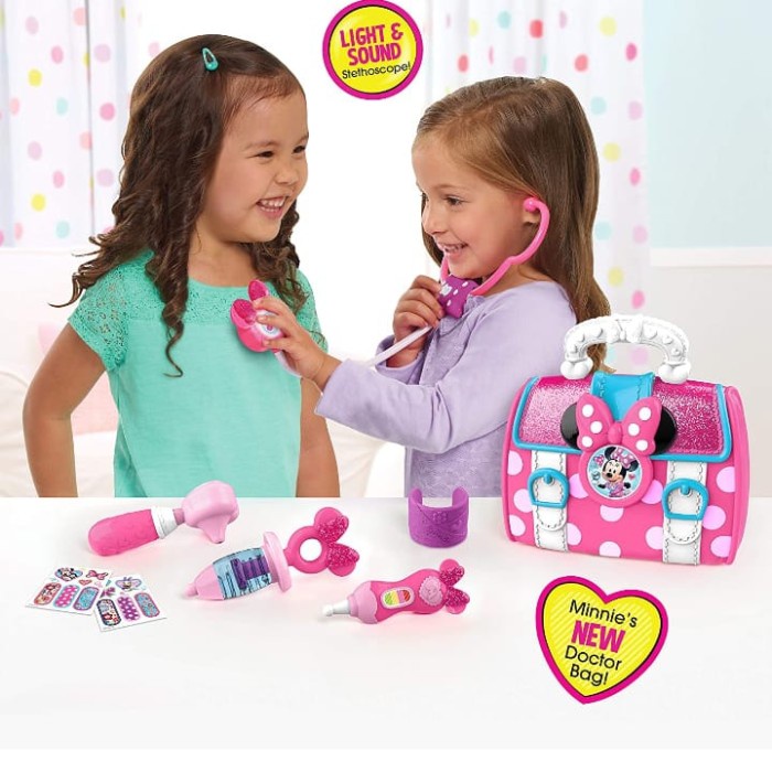 Disney Junior Minnie Mouse Doctor Bag Set Complete