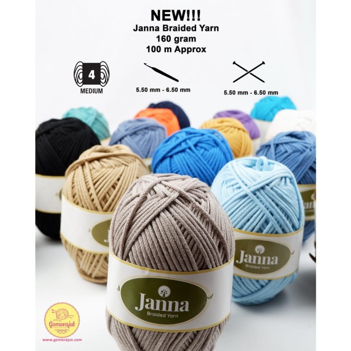 

pintar- Janna Braided Yarn