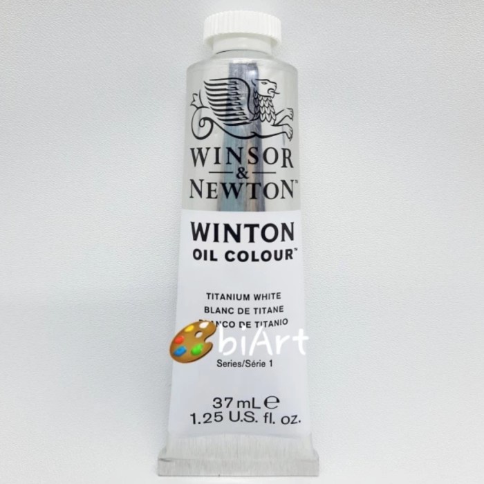 

pintar- Cat Minyak Winton Oil Colour 200 ml Titanium White Winsor & Newton