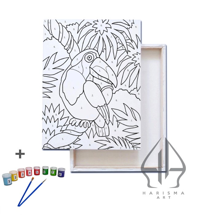 

pintar- Paint By Number Kit / Color By Number / Melukis dengan nomor