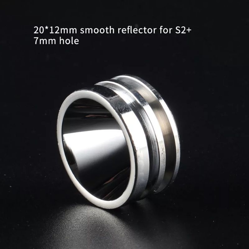 REFLEKTOR 20*12MM SMO / OP UNTUK SENTER CONVOY S2 S2+ S15 BUTTOM HOLE 7MM