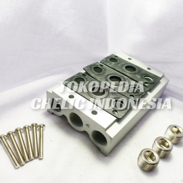 MANIFOLD FOR PNEUMATIC VALVE CHELIC SV600-4F