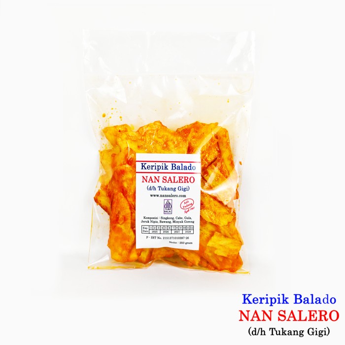 

..... Keripik Balado Nan Salero 250 Gram