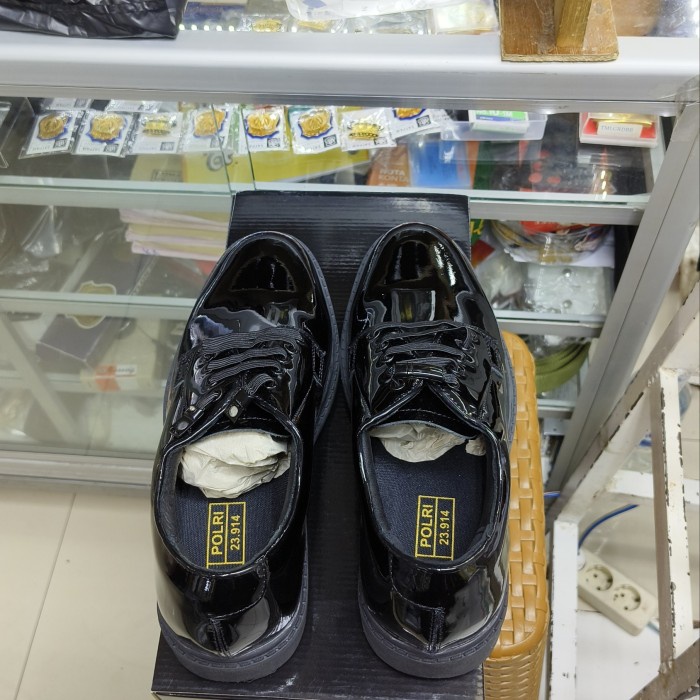 SEPATU PDH JATAH POLRI ASLI